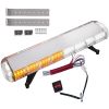 80W Strobe Light Bar Amber White Emergency Beacon Warn Tow Truck Response