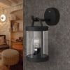 Wall Light Dusk to Dawn Sensor Outdoor Wall Lantern with E26 Bulb