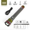 Swiss Tech Erleuchten 3000 Lumen LED Flashlight, IP67 Waterproof, Drop Resistant, Rechargeable Flashlight with Emergency Power Bank