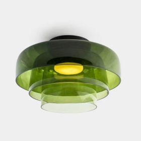 Nordic Designer Creative Middle-ancient Ceiling Lamp (Option: Emerald Green 3 Layers)