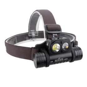 Simple Creative Double Lamp Headlight (Option: XHP50.2 without battery)