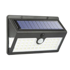 Three-sided Luminous Solar Sensor Wall Lamp (Option: 44black-Solar Garden Lamp)